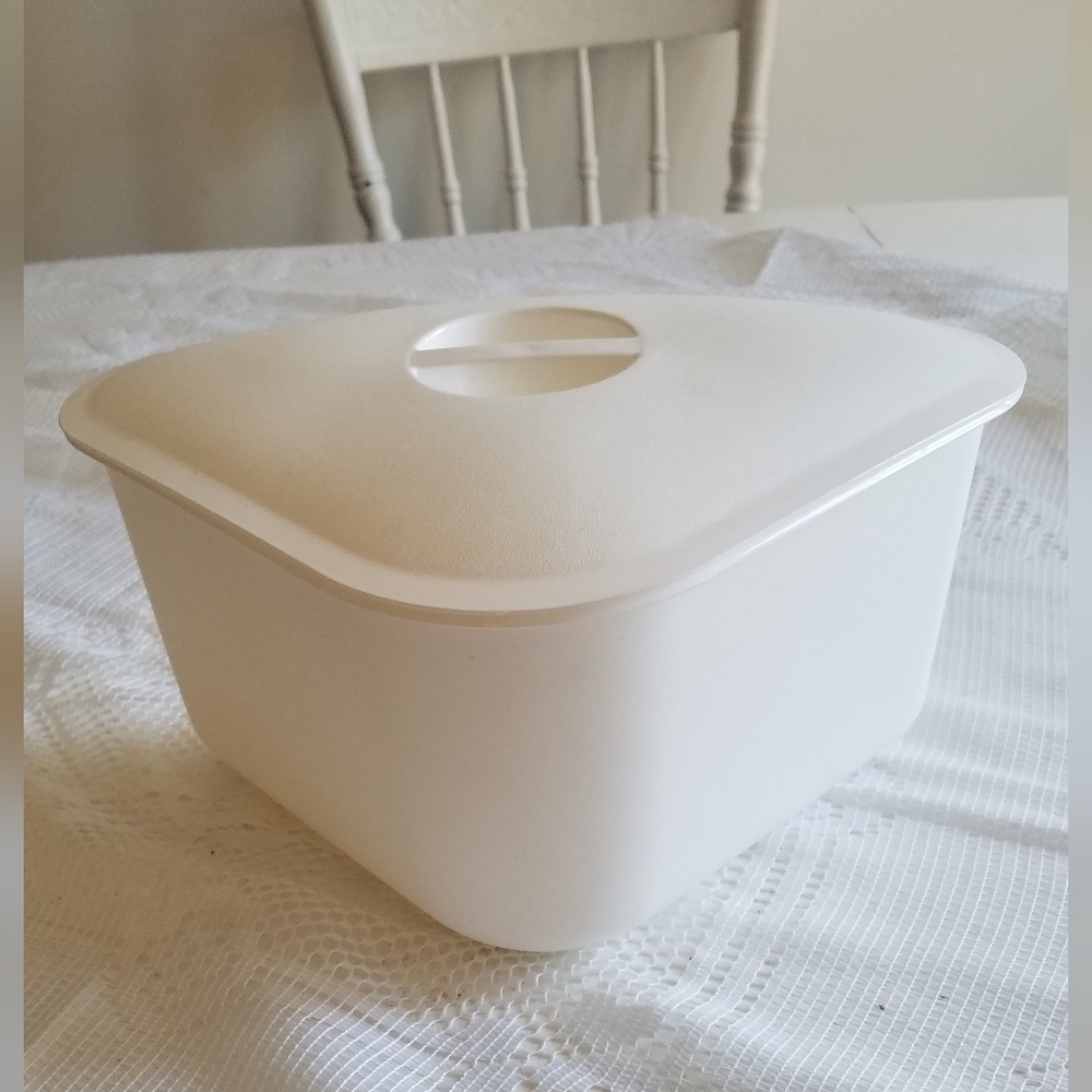 Tupperware All in One Corner Container Sink Storage All Purpose  White